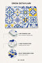 Tile Patterned Tempered Glass Cutting Board – 35 × 25 cm - 3