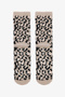 Light Beige Leopard Patterned Home Shoes - 2