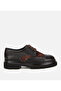 Men's Leather Brown Distressed High-Sole Casual Shoes