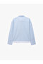 Regular Fit Cotton Long Sleeve Buttoned Classic Collar Striped Shirt - 7