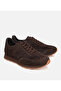 Men's Suede Leather Brown Sneakers - 2