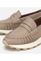 Women's Leather Mink Soft Textured Casual Loafer - 3