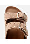 Women's Suede Leather Powder Stone Slippers - 4