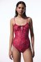 Colorful Ethnic Patterned Bandana Swimsuit - 2