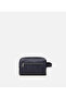 Men's Leather Navy Blue Handbag - 8