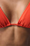 Orange Sona Triangle Bikini Top - 3