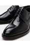 Men's Patent Leather Black Stylish Classic Shoes - 3