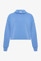 Blue Hooded Silky Touch Sweatshirt - 5