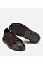 Men's Leather Brown Fur Lined Flat Casual Shoes - 6