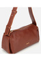 Women's Leather Tan Soft Textured Shoulder Bag - 6