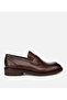 Men's Leather Brown Classic Loafer Shoes