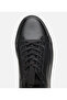 Men's Leather Black Soft Textured Casual Shoes - 5