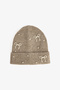 Mink Bow Detailed Beret