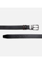 Men's Leather Black Belt - 2