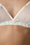 Glam Broderie Ecru Bra - 3