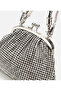 Women's Lame Stone Portfolio Bag - 3