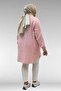 58091 Plus Size Muslin Shirt with Elastic Sleeves - Candy Pink - 5