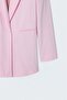 Linen Look Jacket - Pink - 6