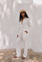 Belted Trousers - Ecru - 4