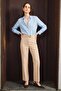 Accessory Detailed Trousers - Stone