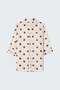 Polka Dot Patterned Shirt - Beige - 6