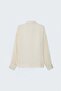 Lace detailed shirt - stone - 5