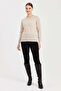 Women's Crew Neck Wool Sweater V.Beige - 2