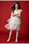 Texx Store Quality Ruffle Collar Girls' Layered Tutu Dress - 4