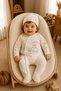 Children's Jumpsuit Jungle Friends Baby Jumpsuit Set 100% Cotton Newborn Unisex Premium Design Newborn Baby Gift - 4