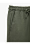 Pocketed, Belted, Fabric Pants - 7