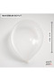 Pastel 12" Balon Hbk Transparent 100Pcs - 2