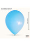Pastel 12" Balon Hbk Baby Blue 100Pcs - 2