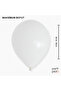Hbk Pastel Balloons 12" Hbk White 100Pcs - 2