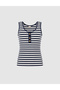 Navy Blue Slim Fit Knitted Blouse 50319819-Vr033 - 7