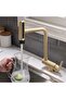Kitchen Window Front Folding Sink Faucet Rustic New 4-Function Faucet Matte Gold Imported with 7 Years Warranty - 6