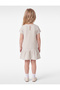 Ribboned Viscose Blended Short Sleeve Crew Neck Dress - 3