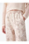 Cotton Floral Patterned Balloon Sweatpants - 3