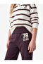 Wide Leg Printed Sweatpants with Ribbon Detail - 3