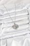 316L Steel Chain Silver Color Zircon Stone Butterfly Women's Necklace - 2