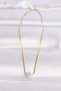 316L Steel Chain Gold Color Chain Silver Color Necklace with Sea Star Design - 3