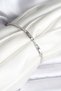 Snake Model Zircon Stone Silver Color Brass Waterway Women's Bracelet - 2