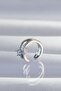 Brass Silver Color Zircon Stone Drop Earcuff Earrings - 2