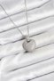 316L Steel Chain Silver Color Zircon Stone Heart Women's Necklace - 2