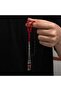 Silver Tassel Clamping Amber Prayer Beads