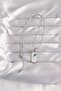 316L Steel Silver Color White Enamel Tarot Necklace - 2