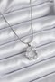 316L Steel Silver Color Zircon Stone Women's Necklace