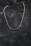 316L Steel Silver Color Thin Venetian Chain Model Men's Necklace - 2
