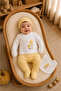 Floral Patterned 5-Piece Newborn Hospital Release Bodysuit Set