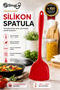 (1 Piece) Hard Silicone Heat Resistant Fireproof Non-Stick Spatula