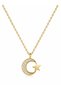 Moon Star Gold Color Women's Necklace - Without Box - 5